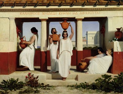 Greek Women at the Fountain by Dominique Louis Papety